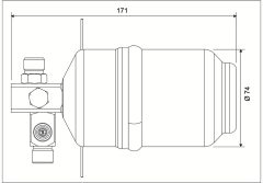 VALEO 596697 — Filtru deshidrator aer condiționat
