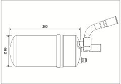 VALEO 596743 — Filtru deshidrator aer condiționat