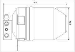 VALEO 596752 — Filtru deshidrator aer condiționat