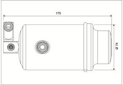 VALEO 596758 — Filtru deshidrator aer condiționat