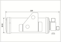 VALEO 596808 — Filtru deshidrator aer condiționat