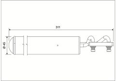 VALEO 596823 — Filtru deshidrator aer condiționat