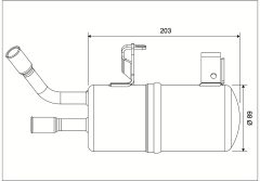 VALEO 596842 — Filtru deshidrator aer condiționat