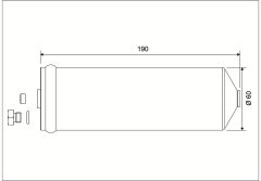 VALEO 596872 — Filtru deshidrator aer condiționat