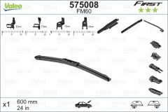 VALEO 575008 — Lamelă ștergător parbriz