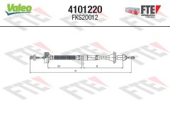 VALEO 4101220 — Трос сцепления