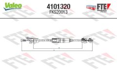 VALEO 4101320 — Трос сцепления