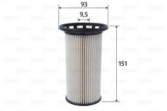 VALEO 587095 — Топливный фильтр