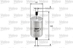 VALEO 587001 — Топливный фильтр
