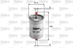 VALEO 587004 — Filtru combustibil