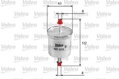 VALEO 587012 — Filtru combustibil
