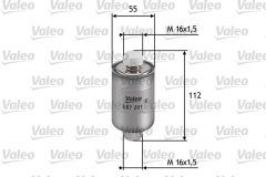 VALEO 587201 — Filtru combustibil