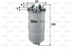 VALEO 587500 — Топливный фильтр
