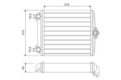 VALEO 734637 — Радиатор печки