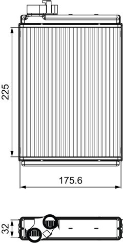 VALEO 811507 — Радиатор печки