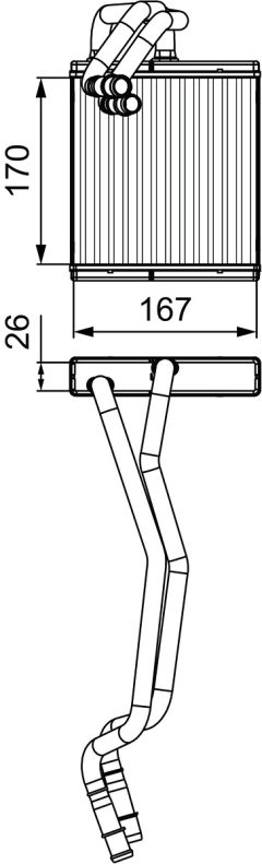 VALEO 811509 — Радиатор печки