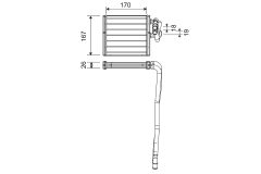 VALEO 811510 — Радиатор печки