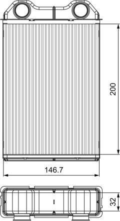VALEO 811533 — Радиатор печки