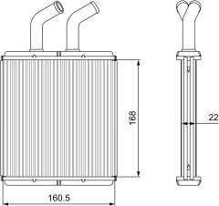 VALEO 811562 — Радиатор печки