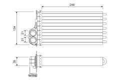 VALEO 811565 — Radiator încălzire habitaclu