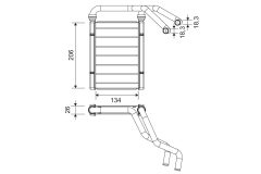 VALEO 811594 — Radiator încălzire habitaclu