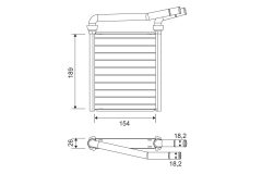 VALEO 811626 — Radiator încălzire habitaclu