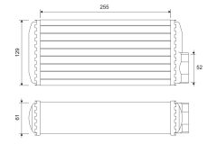 VALEO 811638 — Radiator încălzire habitaclu