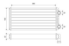 VALEO 811639 — Радиатор печки