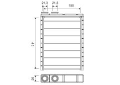 VALEO 811671 — Радиатор печки