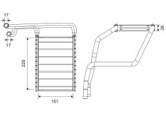 VALEO 811677 — Радиатор печки