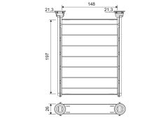 VALEO 811688 — Радиатор печки