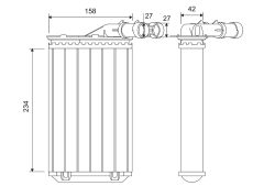 VALEO 812005 — Радиатор печки