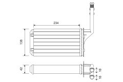 VALEO 812016 — Радиатор печки