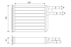 VALEO 812141 — Радиатор печки