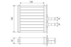 VALEO 812145 — Radiator încălzire habitaclu