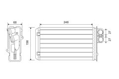 VALEO 812161 — Радиатор печки