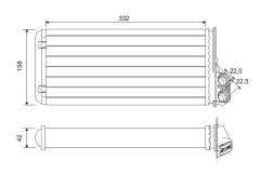 VALEO 812170 — Радиатор печки