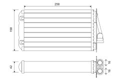 VALEO 812194 — Радиатор печки