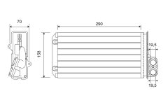 VALEO 812212 — Радиатор печки