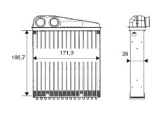 VALEO 812250 — Radiator încălzire habitaclu