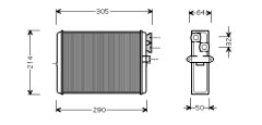 VALEO 812328 — Радиатор печки