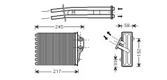 VALEO 812336 — Радиатор печки