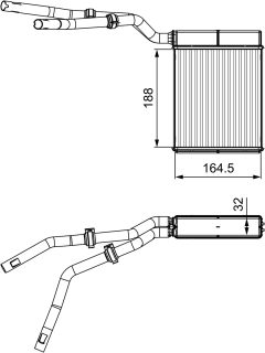VALEO 812359 — Радиатор печки