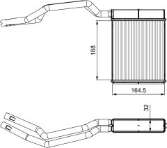 VALEO 812367 — Радиатор печки
