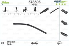 VALEO 578506 — Lamelă ștergător parbriz
