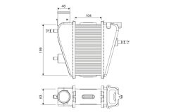 VALEO 818373 — Интеркулер