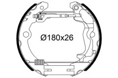 VALEO 554963 — Plăcuțe de frână