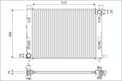 VALEO 701120 — Radiator răcire motor