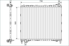VALEO 701127 — Radiator răcire motor