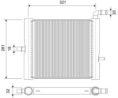 VALEO 701181 — Radiator răcire motor